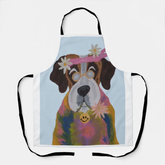 Tablier Saint-Bernard Hippie (Recto)