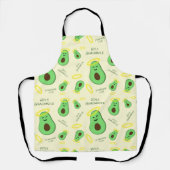 Tablier Saint-Guacamole mignon avocat (Recto)