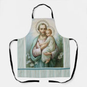 Tablier Saint-Joseph Jésus Traditionnel Catholique Religie (Recto)