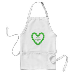 Tablier Saint Patrick's Day Heart