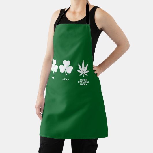 Tablier Saint Patricks Funny Party pour les gars (Insitu)