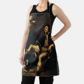 Tablier Saint Roch et l'Ange par Guy François (Insitu)