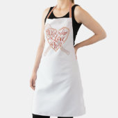 Tablier Saint Valentin Apron à thème - Cadeau de cuisine (Insitu)