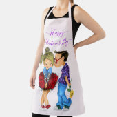 Tablier Saint Valentin Apron Cadeau Couple Amour - Baiser (Insitu)