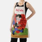 Tablier Saint-Valentin Rétro, Cœur de garçon vagabond vint (Insitu)