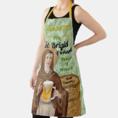 Tablier Sainte Brigitte d'Irlande et son tonneau de bière (Insitu)