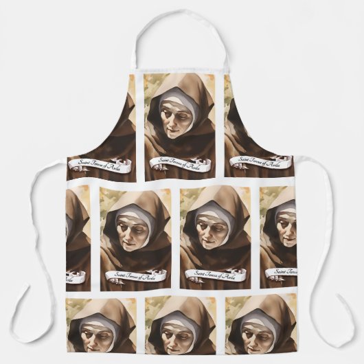 Tablier Sainte Thérèse d'Avila (Recto)