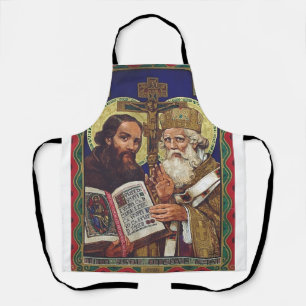 Tablier Saints Cyrille et Méthode Patrons de l'Europe