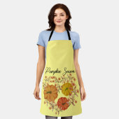 Tablier saison citrouille (Porté)