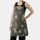 Tablier Saison d'automne avec Feuille et Plante (Insitu)