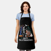 Tablier Saison de fêtes de Hallothanksmas Joyeux Cadeau d' (Porté)