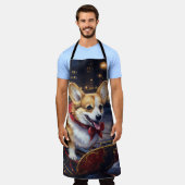 Tablier Saison de Noël de Corgi (Porté)