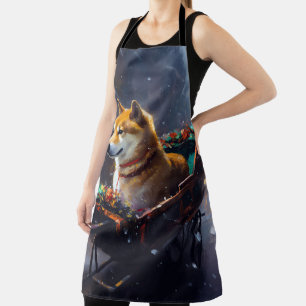 Tablier Saison de Noël de Shiba Inu