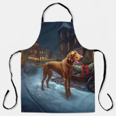 Tablier Saison de Noël de Vizsla (Recto)