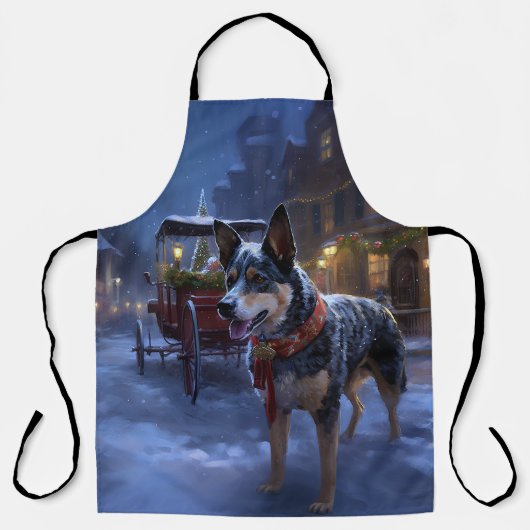 Tablier Saison de Noël des bovins australiens (Recto)