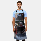 Tablier Saison de Noël du American Staffordshire (Porté)