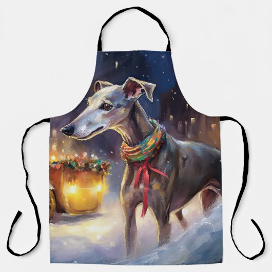 Tablier Saison de Noël Greyhound (Recto)