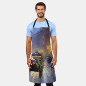 Tablier Saison de Noël maltaise (Porté)