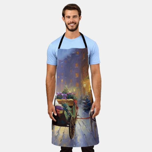 Tablier Saison de Noël maltaise (Porté)