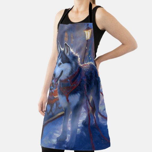 Tablier Saison de Noël Sibérienne Husky (Insitu)