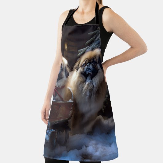 Tablier Saison des fêtes de Noël de Pékin (Insitu)