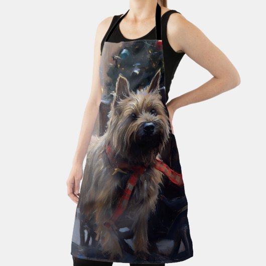 Tablier Saison Festive de Noël à Cairn Terrier (Insitu)