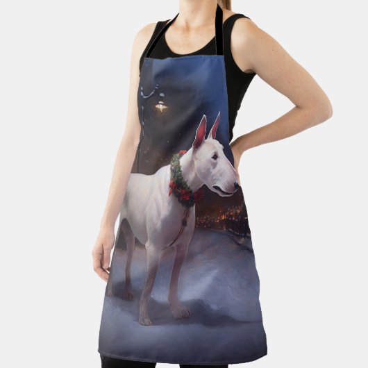 Tablier Saison Festive de Noël Bull Terrier (Insitu)