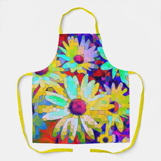 Tablier Saisy Abstrait Aux Couleurs Lumineuses (Recto)