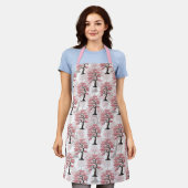 Tablier Sakura Rose Cherry Fleur Arbre Design (Porté)