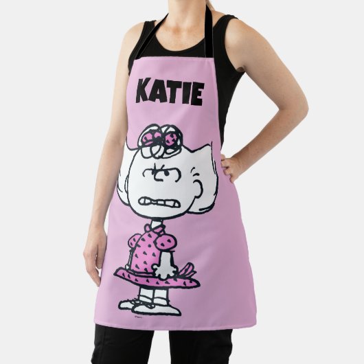 Tablier Sally en colère | Ajouter Votre Nom (Insitu)