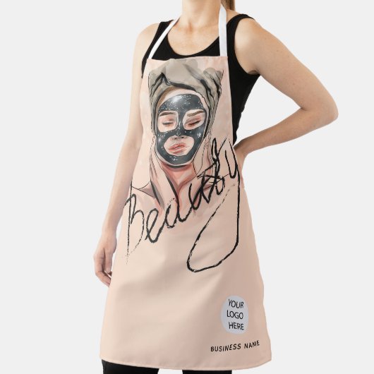 Tablier Salon de beauté Business Logo (Insitu)