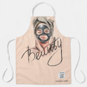 Tablier Salon de beauté Business Logo (Recto)