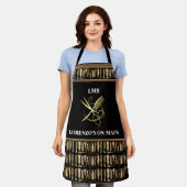 Tablier SALON DE CHEVEUX ou BARBÈRE (Porté)