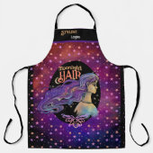 Tablier Salon de coiffure clair de lune Espace affaires (Recto)