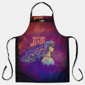 Tablier Salon des cheveux clair de lune (Recto)