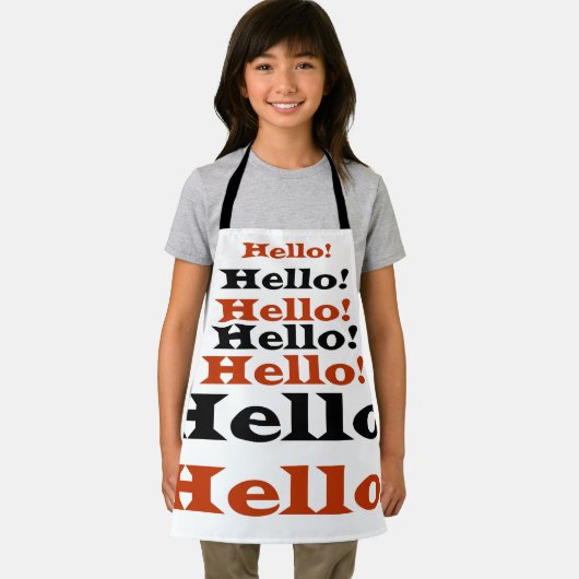 Tablier Salutation (Insitu)