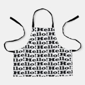 Tablier Salutation (Recto)