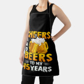 Tablier Salutations Et Bières À Mes 45 Ans 45ème Cadeau (Insitu)