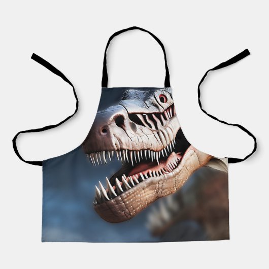 Tablier Salutations Mon Fellow T Rexs, Apron Enfants (Recto)