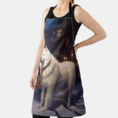 Tablier Samoyed Christmas Festive Saison (Insitu)