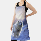 Tablier Samoyed Qu'il neige Noël (Insitu)