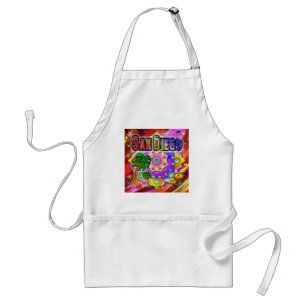 Tablier San Diego Tropical Friends Apron
