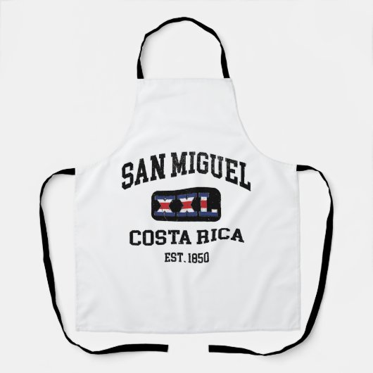 Tablier San Miguel, Costa Rica - XXL Athlétisme (Recto)