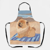 Tablier SAND N'SEA Red Chow Chow chien (Recto)