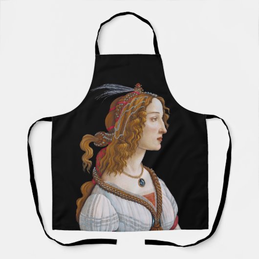 Tablier Sandro Botticelli - Portrait de Simonetta Vespucci (Recto)