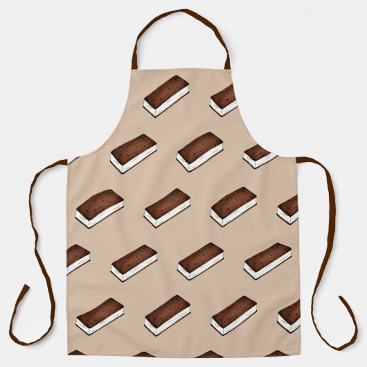Tablier Sandwich à la crème glacée au chocolat Vanilla San (Recto)
