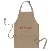 Tablier sanglant de chef de boucher de Halloween