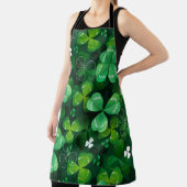Tablier Sans couture avec trèfle vert (Insitu)