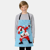 Tablier Santa Claus Dabbing Christmas covid (Porté)