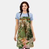 Tablier Santa Claus Noël Antiquité Belle Art (Porté)